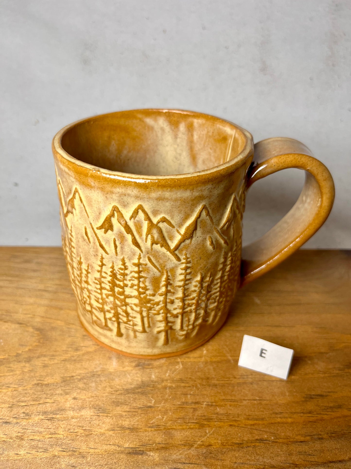 16 ounce Ceramic Mountain Mug