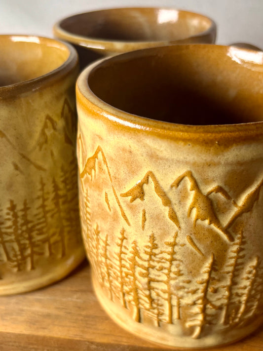 16 ounce Ceramic Mountain Mug