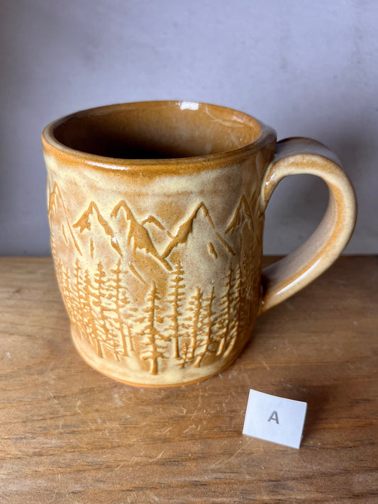 16 ounce Ceramic Mountain Mug