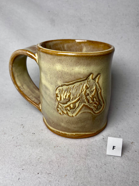 16 ounce Ceramic Equestrian Horse Mug