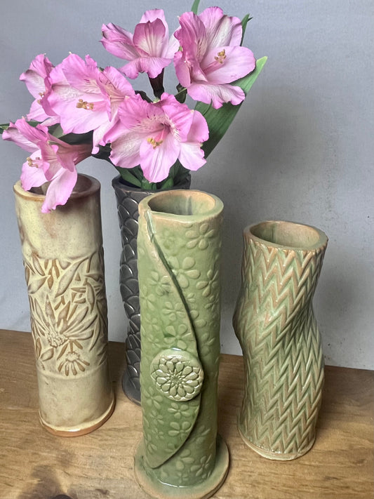 Flower vase |  bud vase  | handmade flower vase