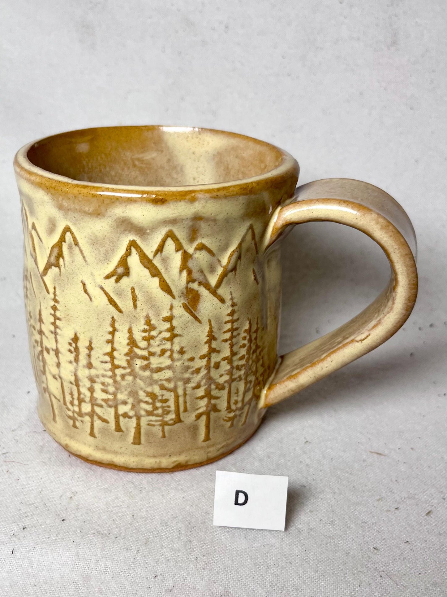 16 ounce Ceramic Mountain Mug