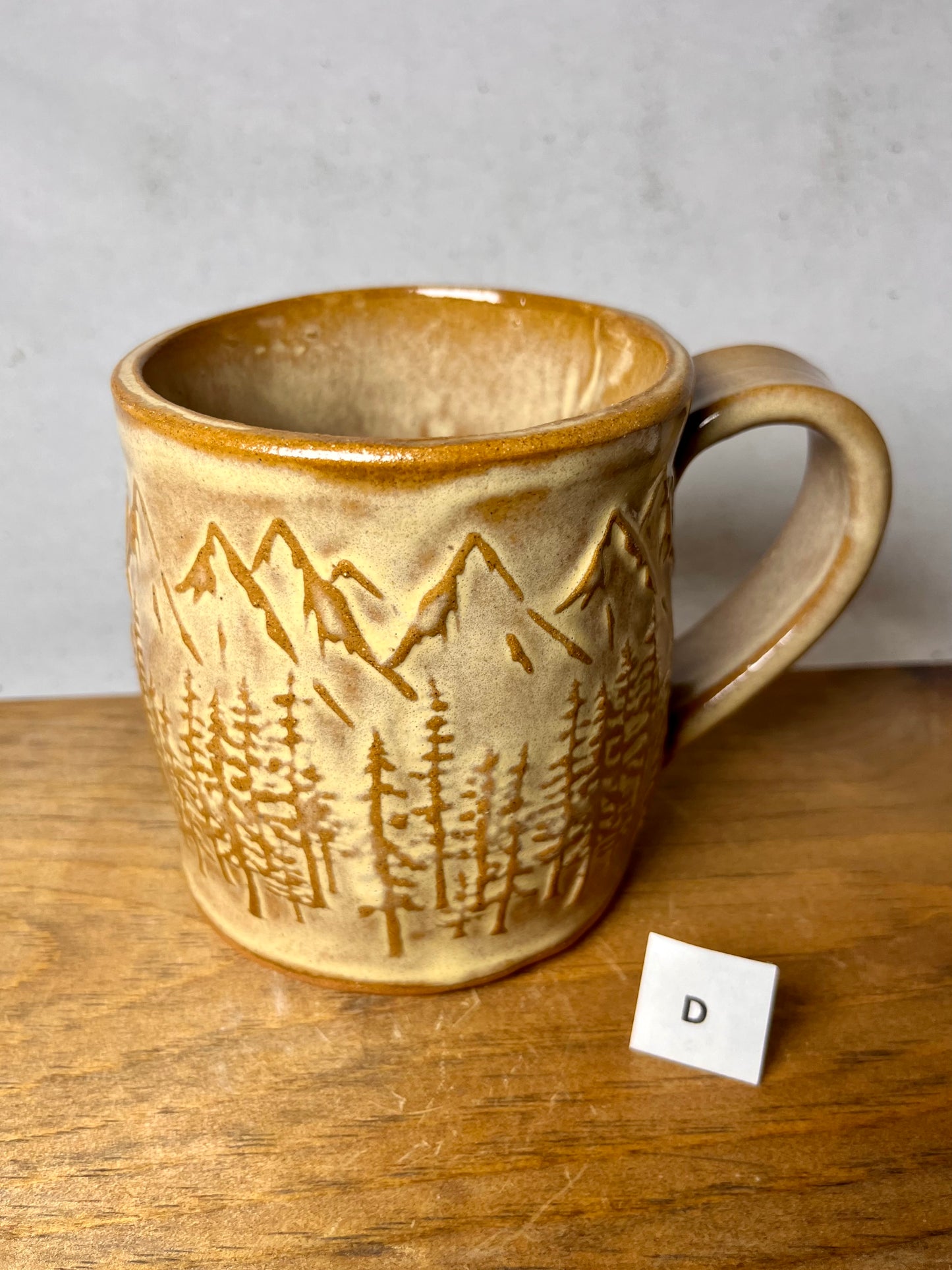 16 ounce Ceramic Mountain Mug