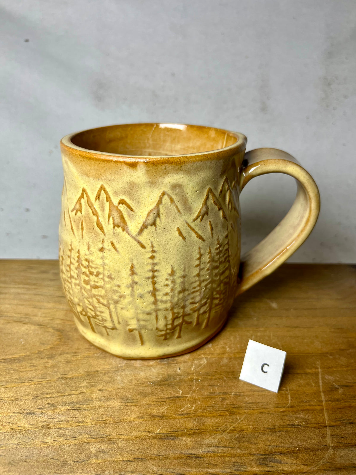 16 ounce Ceramic Mountain Mug