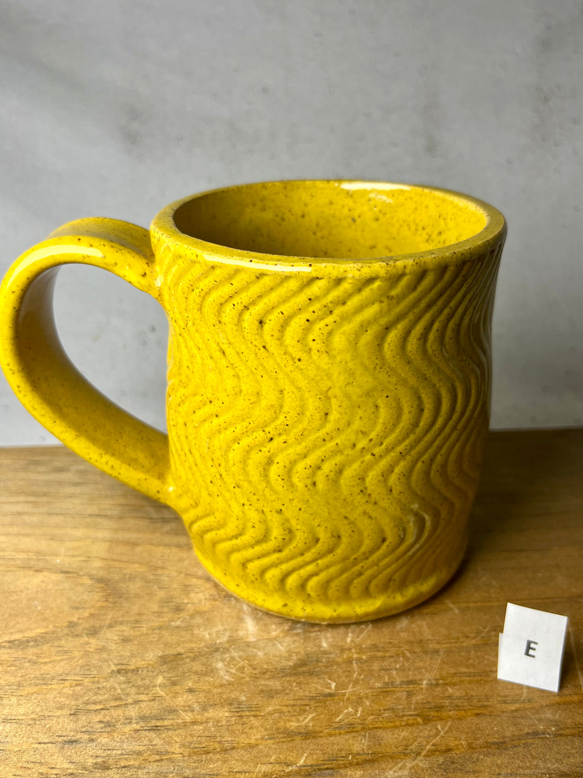 16 ounce Wavy Groovy Ceramic Mug