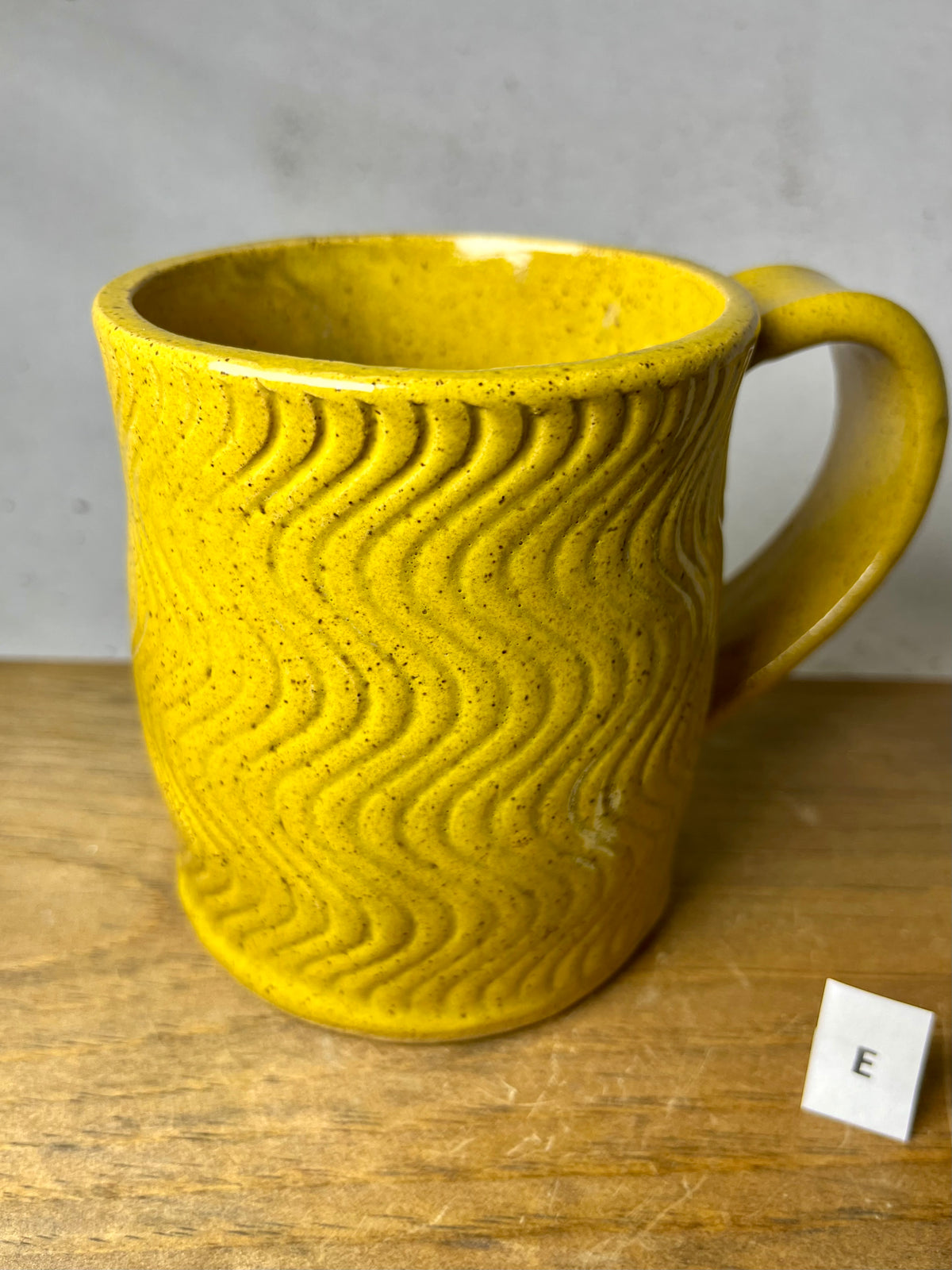 16 ounce Wavy Groovy Ceramic Mug