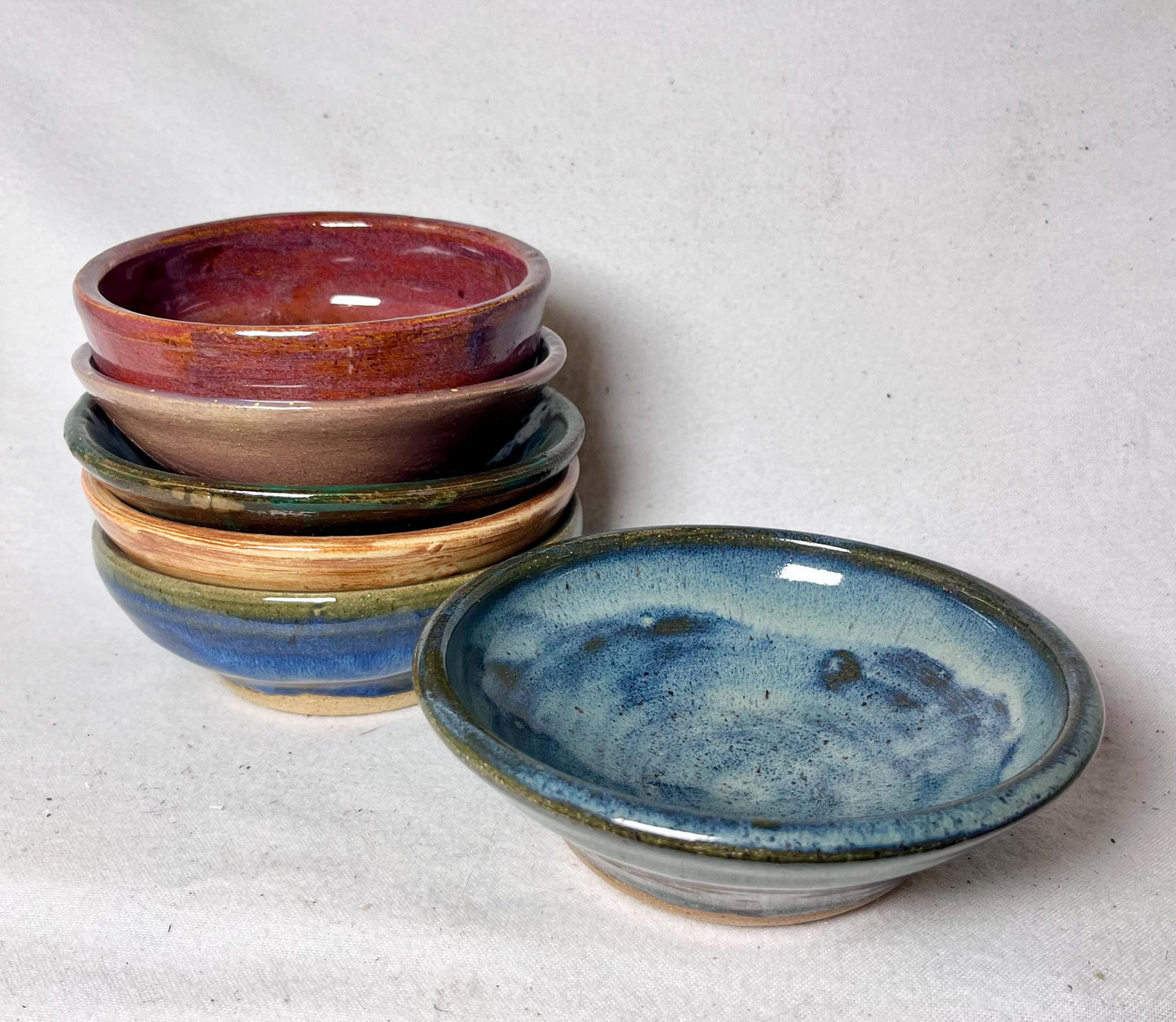 Set of 6 Handmade Ceramic Bowls