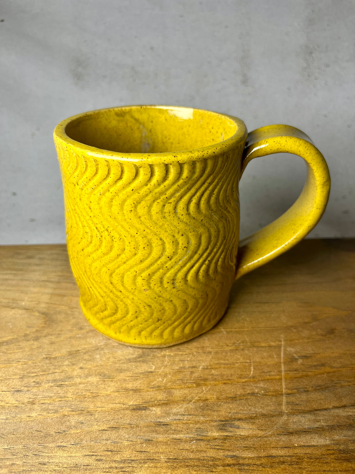 16 ounce Wavy Groovy Ceramic Mug