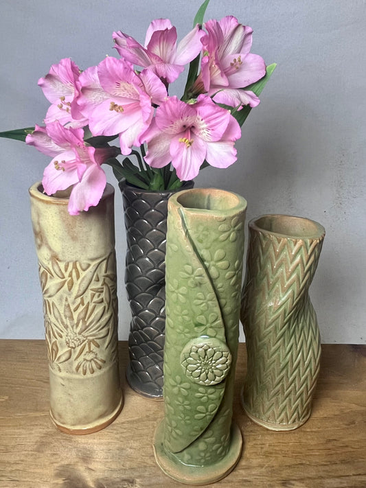 Flower vase |  bud vase  | handmade flower vase