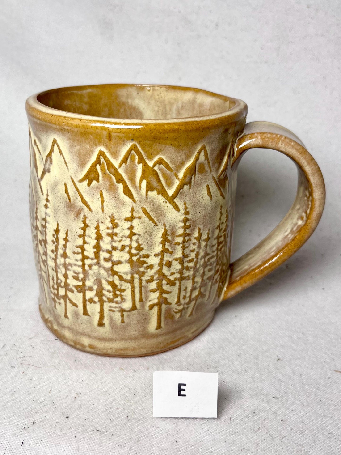 16 ounce Ceramic Mountain Mug