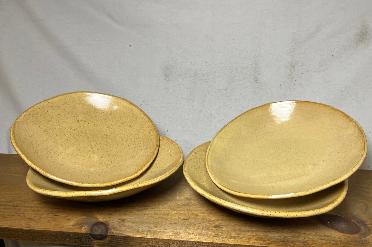 Set of 4 pasta bowls or salad bowls - 8 inch