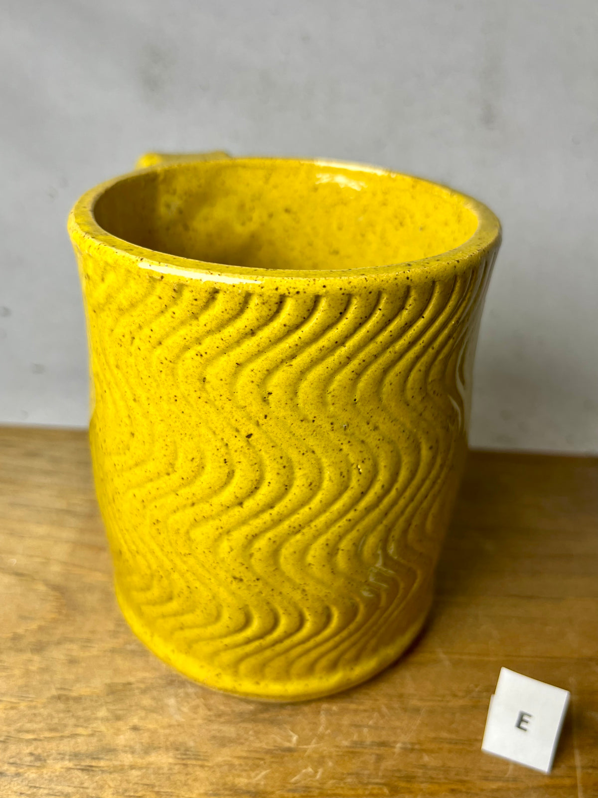 16 ounce Wavy Groovy Ceramic Mug