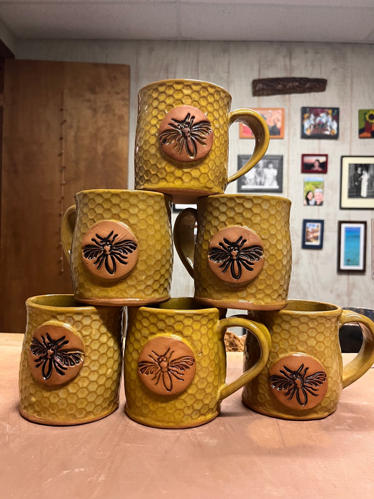 Set of 6 queen bee mugs for Vicki ￼