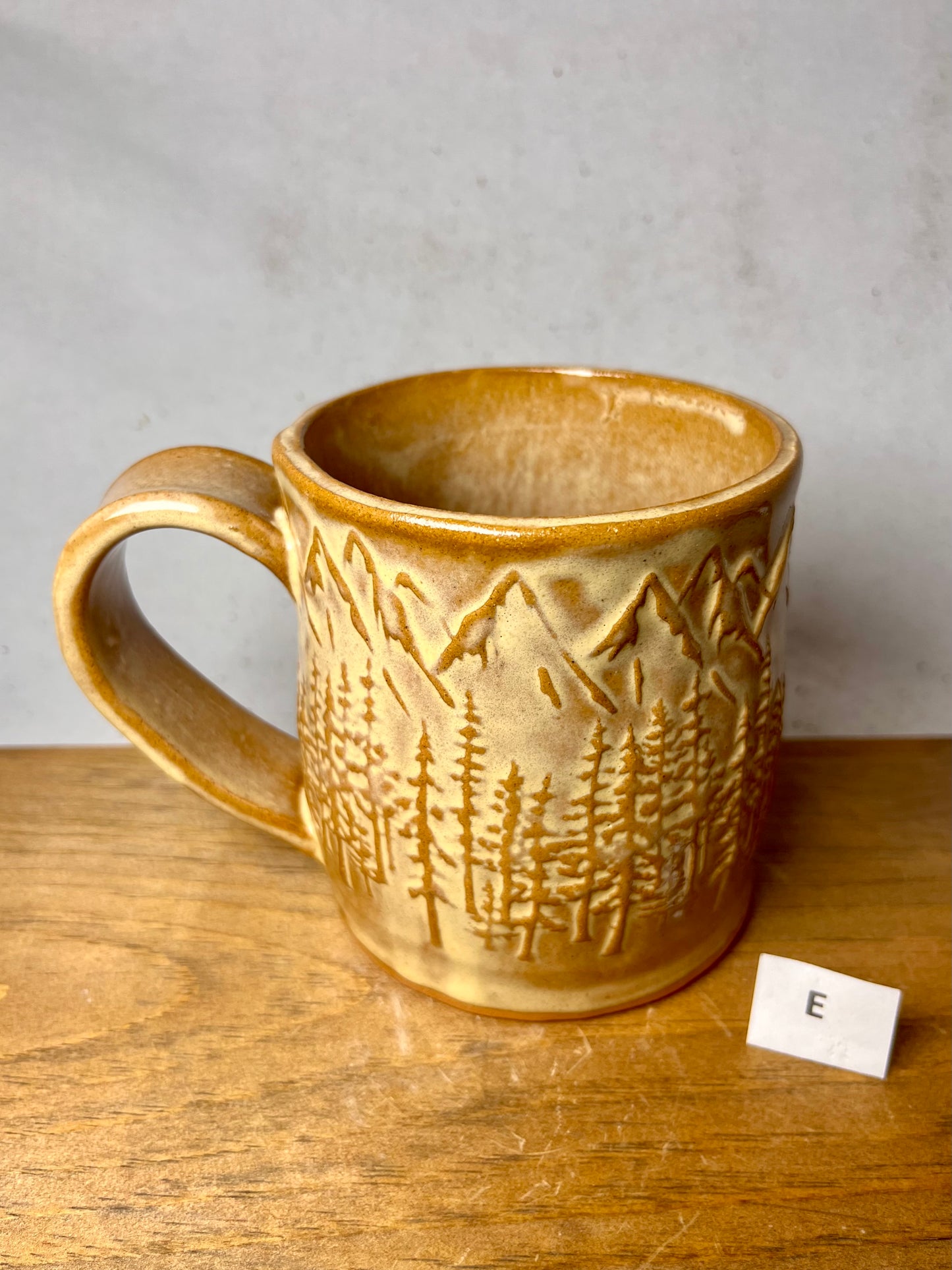 16 ounce Ceramic Mountain Mug