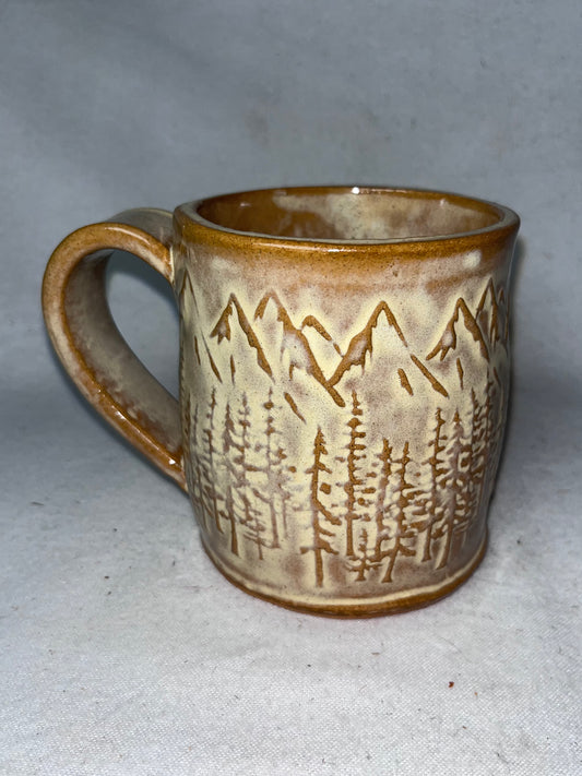 16 ounce Ceramic Mountain Mug
