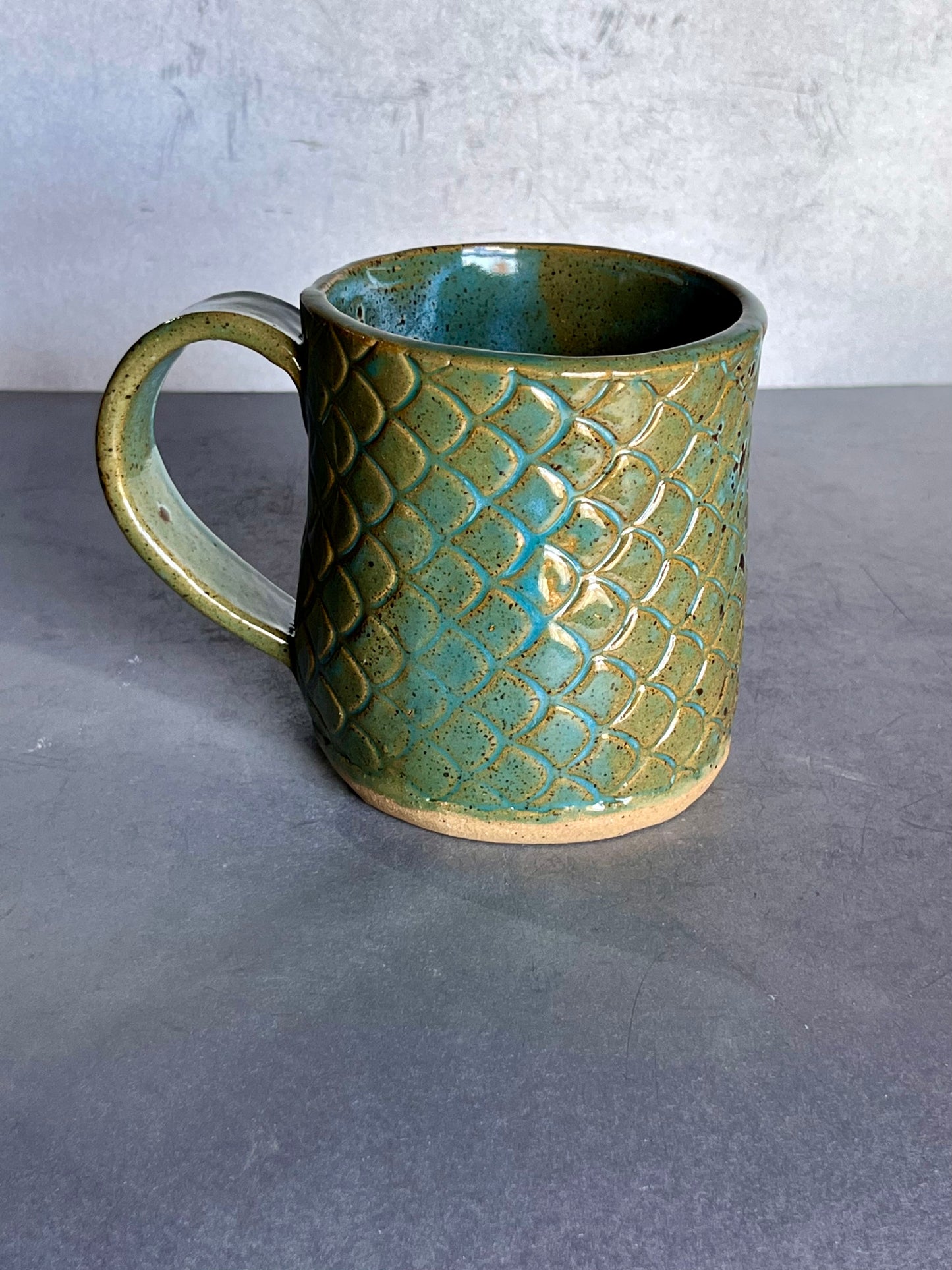 Mug - 16 ounce green mermaid mug