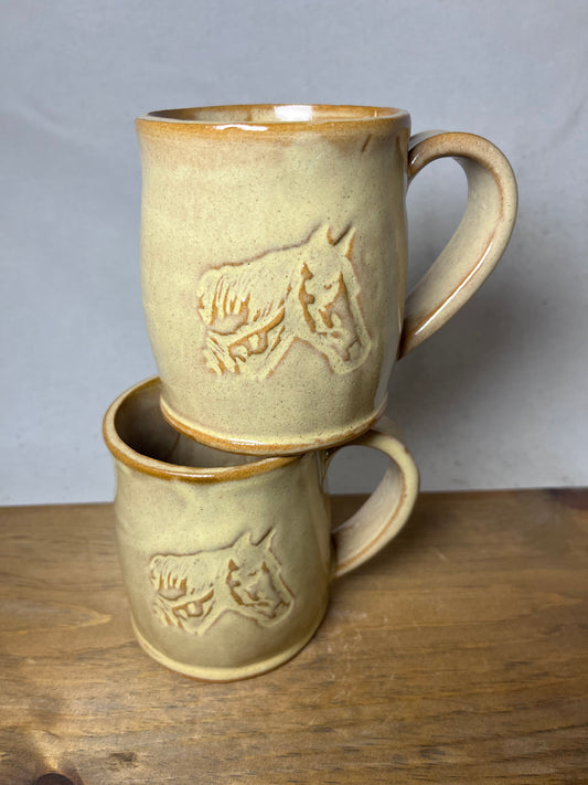 16 ounce Ceramic Equestrian Horse Mug