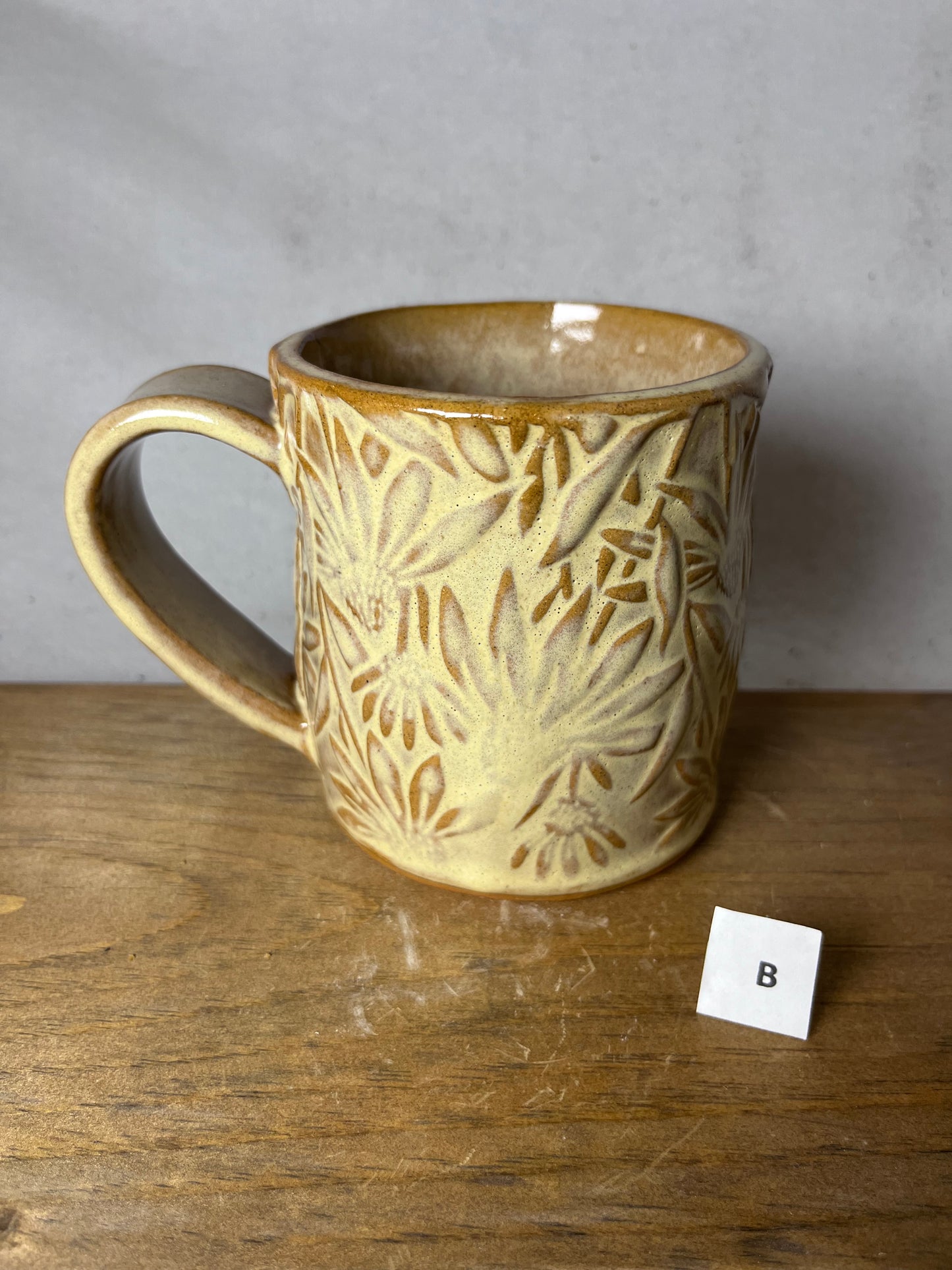 16 ounce flower mug | coneflower | daisy