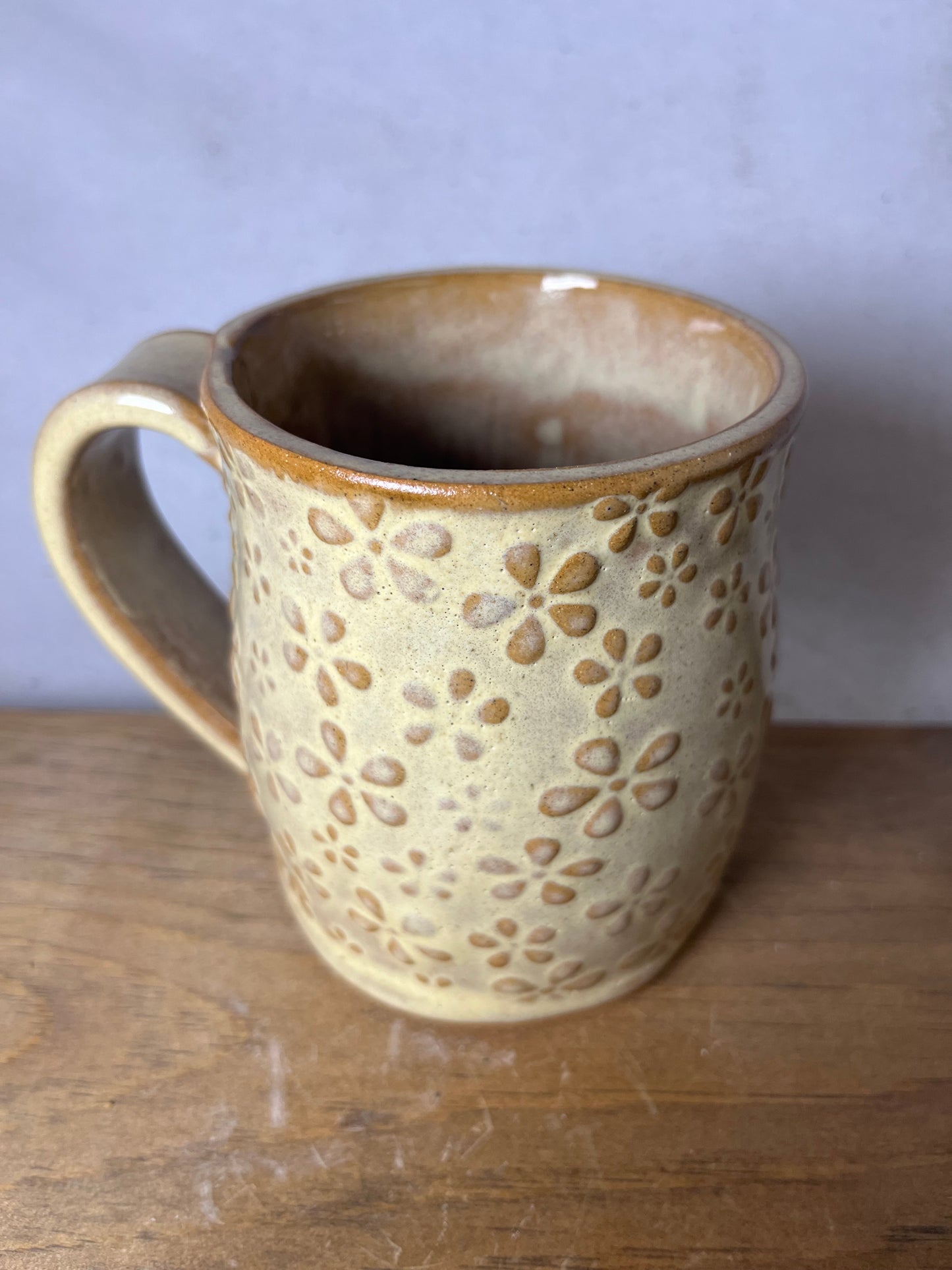 16 ounce flower mug | coneflower | daisy
