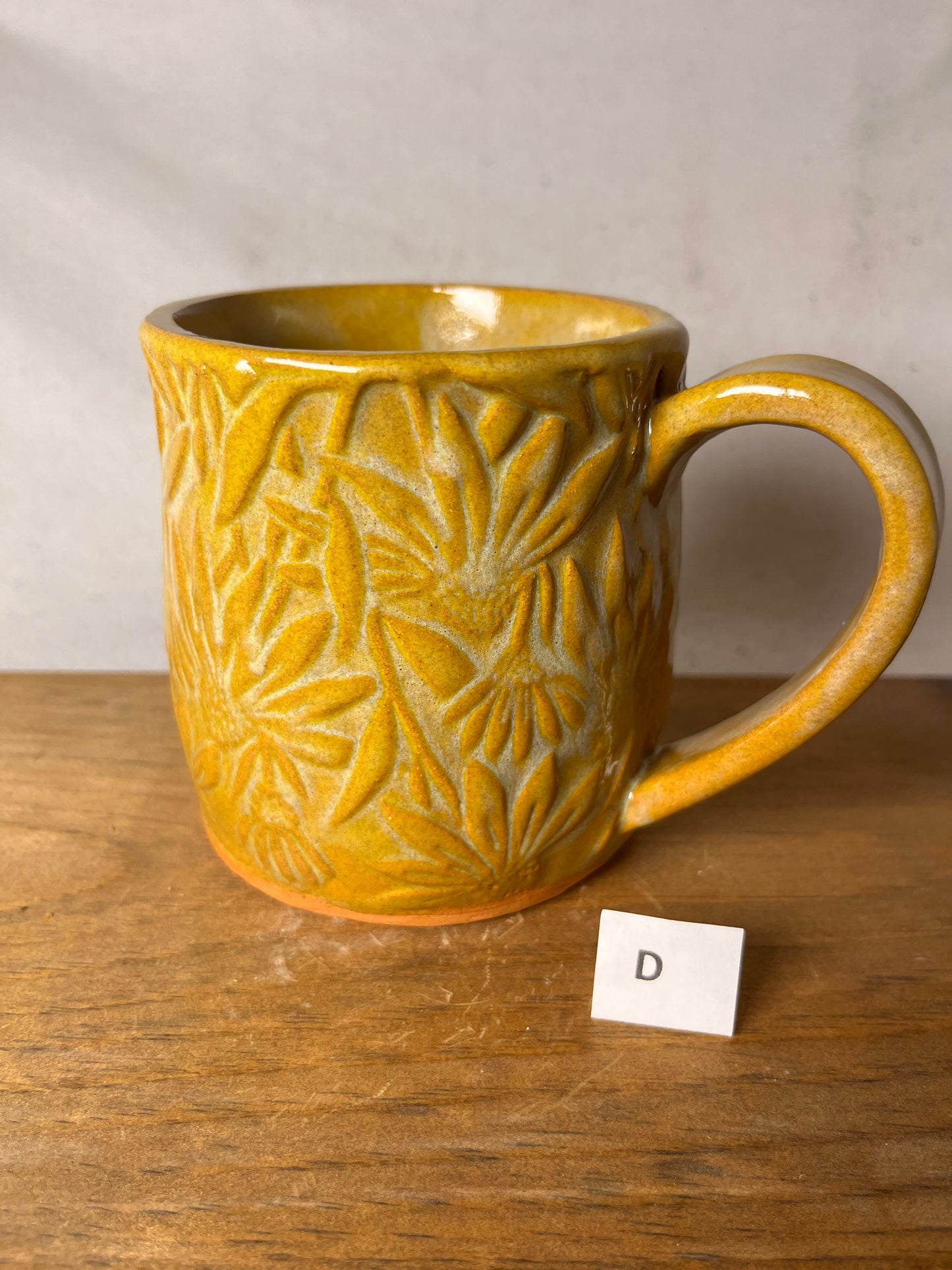 16 ounce flower mug | coneflower | daisy