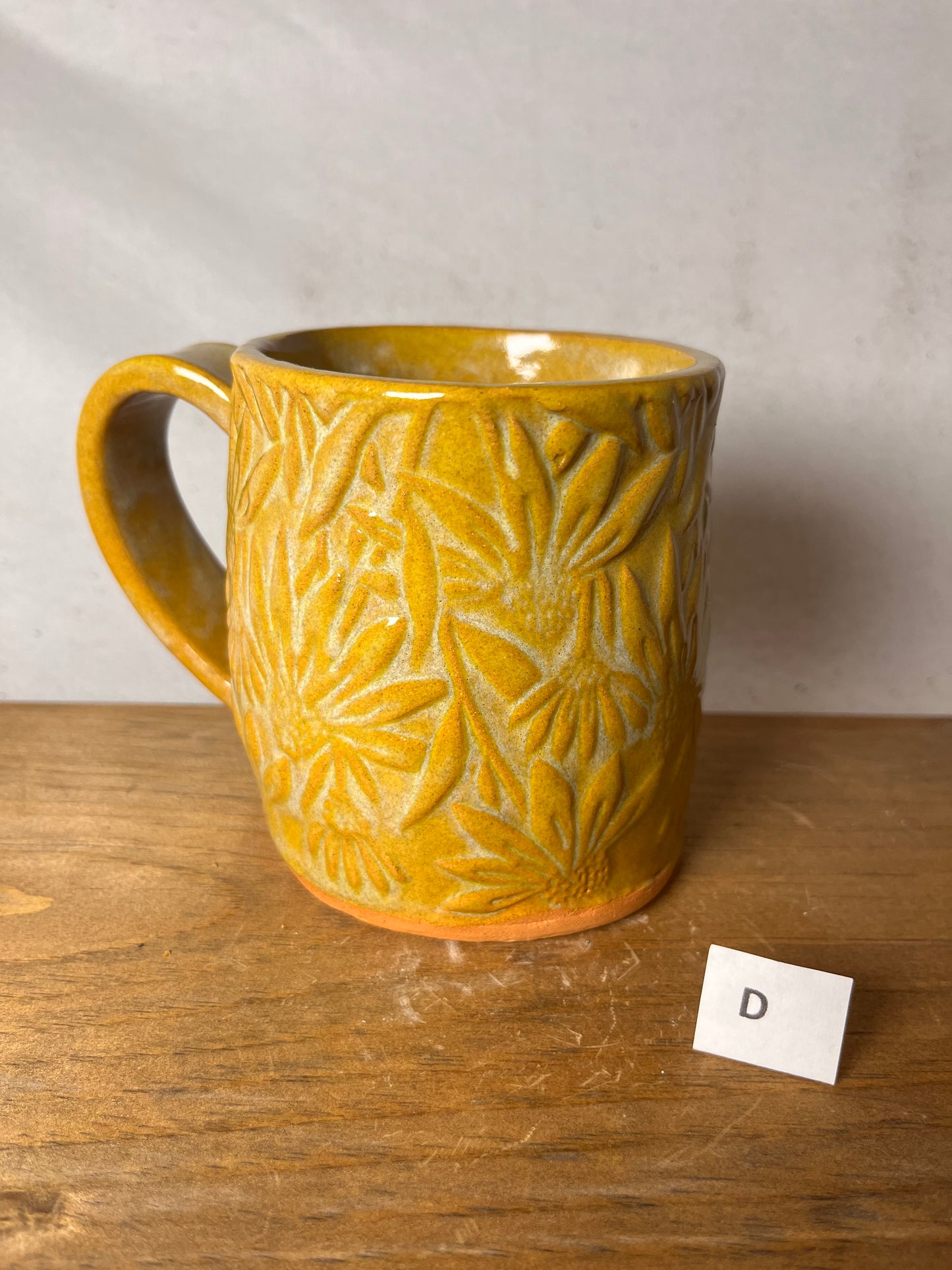 16 ounce flower mug | coneflower | daisy