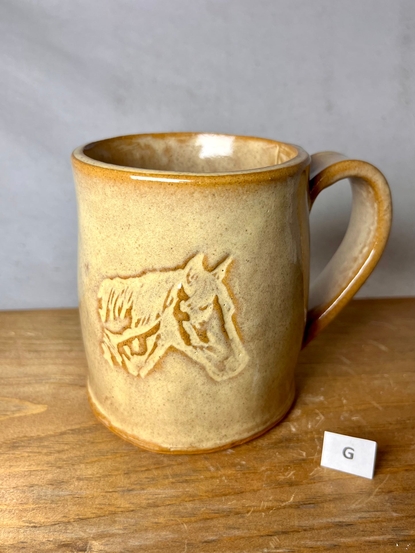 16 ounce Ceramic Equestrian Horse Mug
