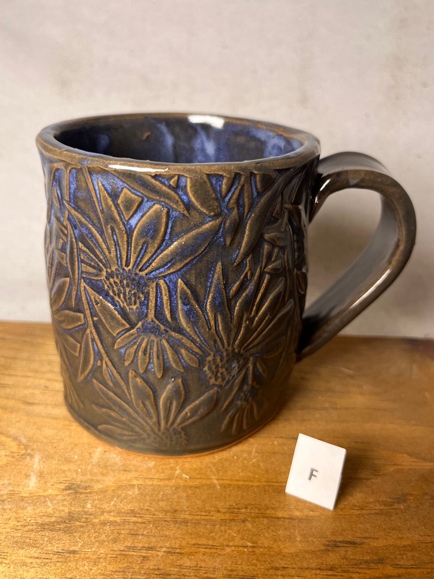 16 ounce flower mug | coneflower | daisy