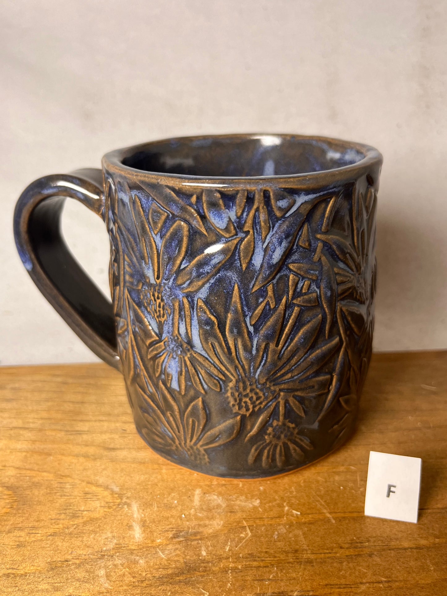 16 ounce flower mug | coneflower | daisy