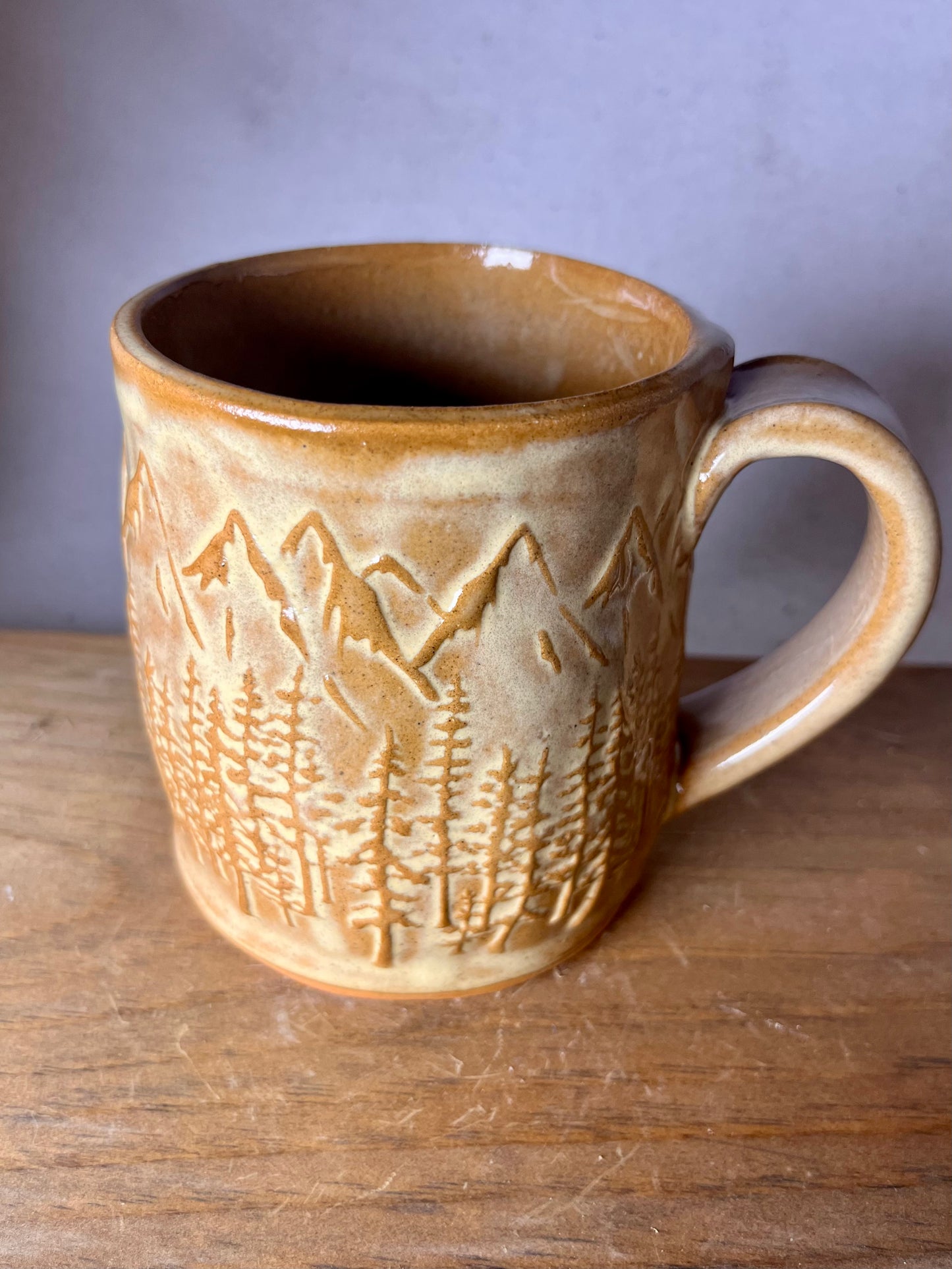 16 ounce Ceramic Mountain Mug