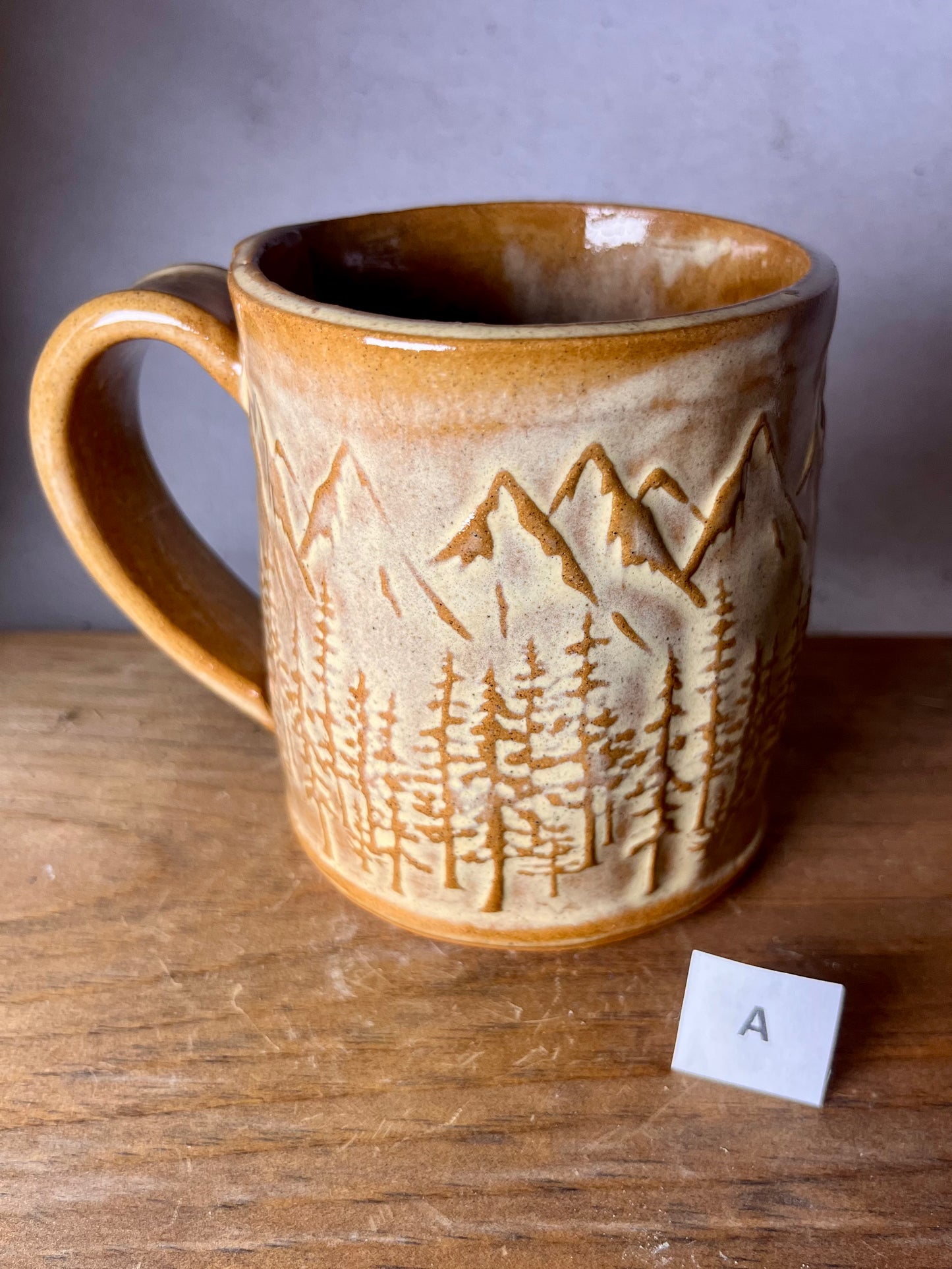16 ounce Ceramic Mountain Mug