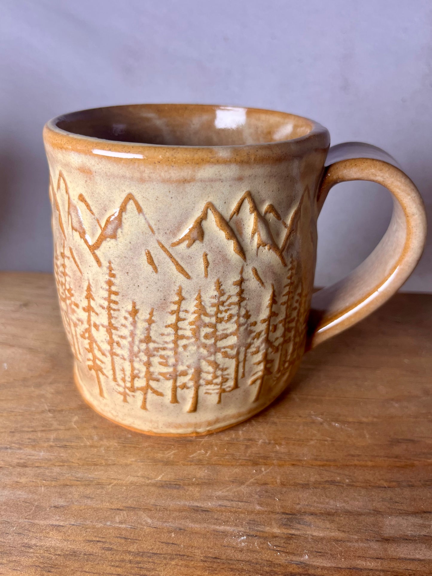 16 ounce Ceramic Mountain Mug