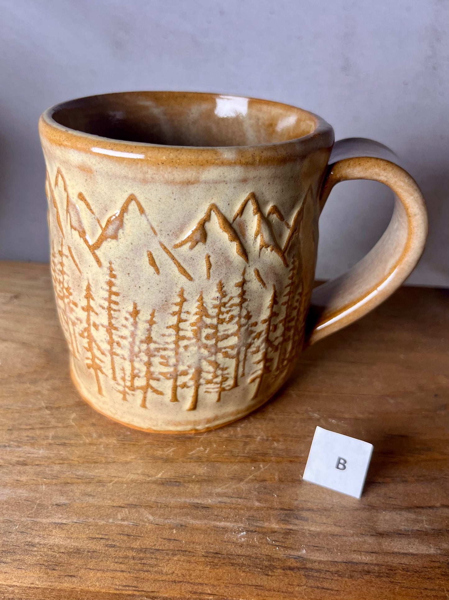 16 ounce Ceramic Mountain Mug