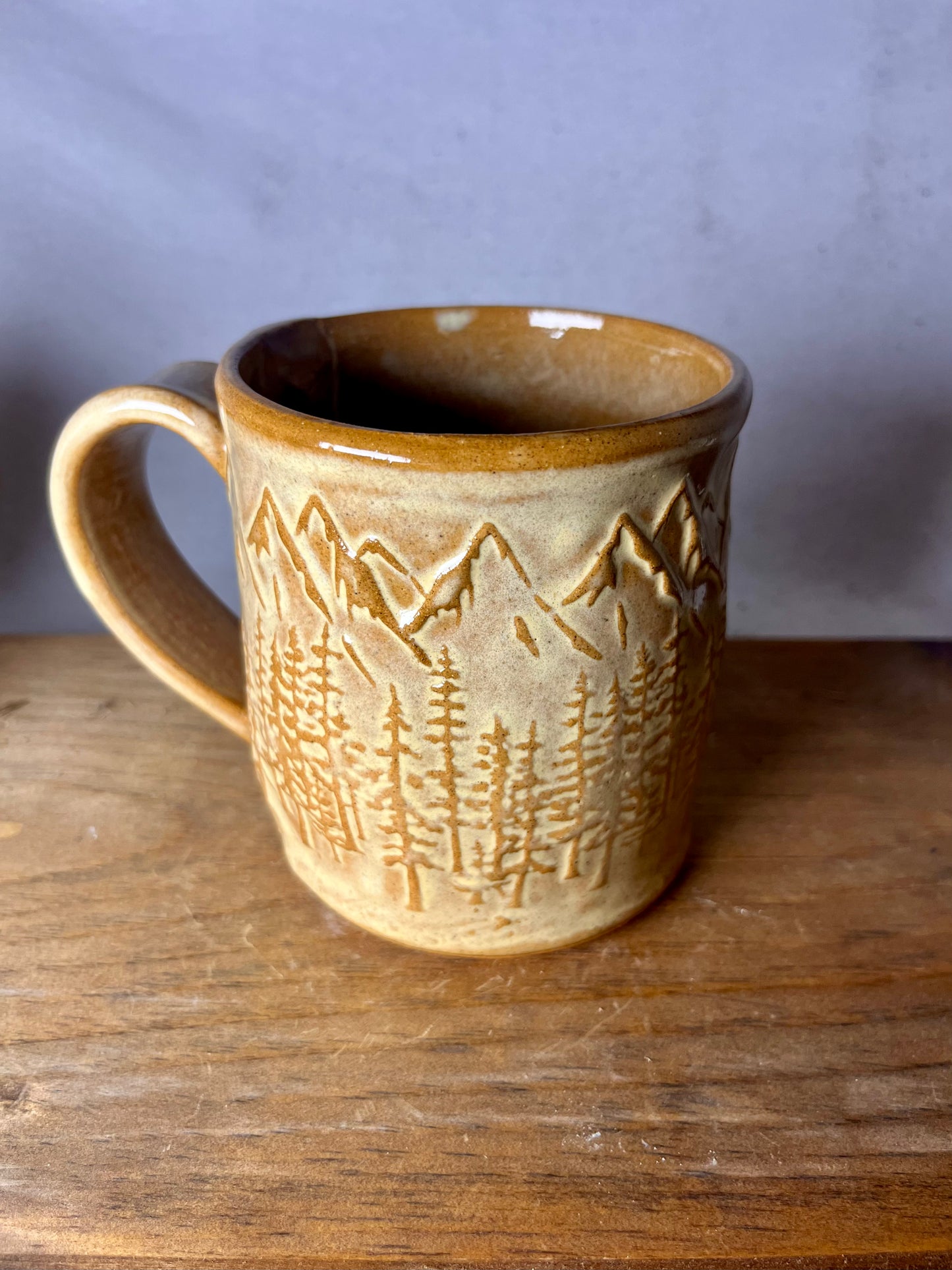 16 ounce Ceramic Mountain Mug
