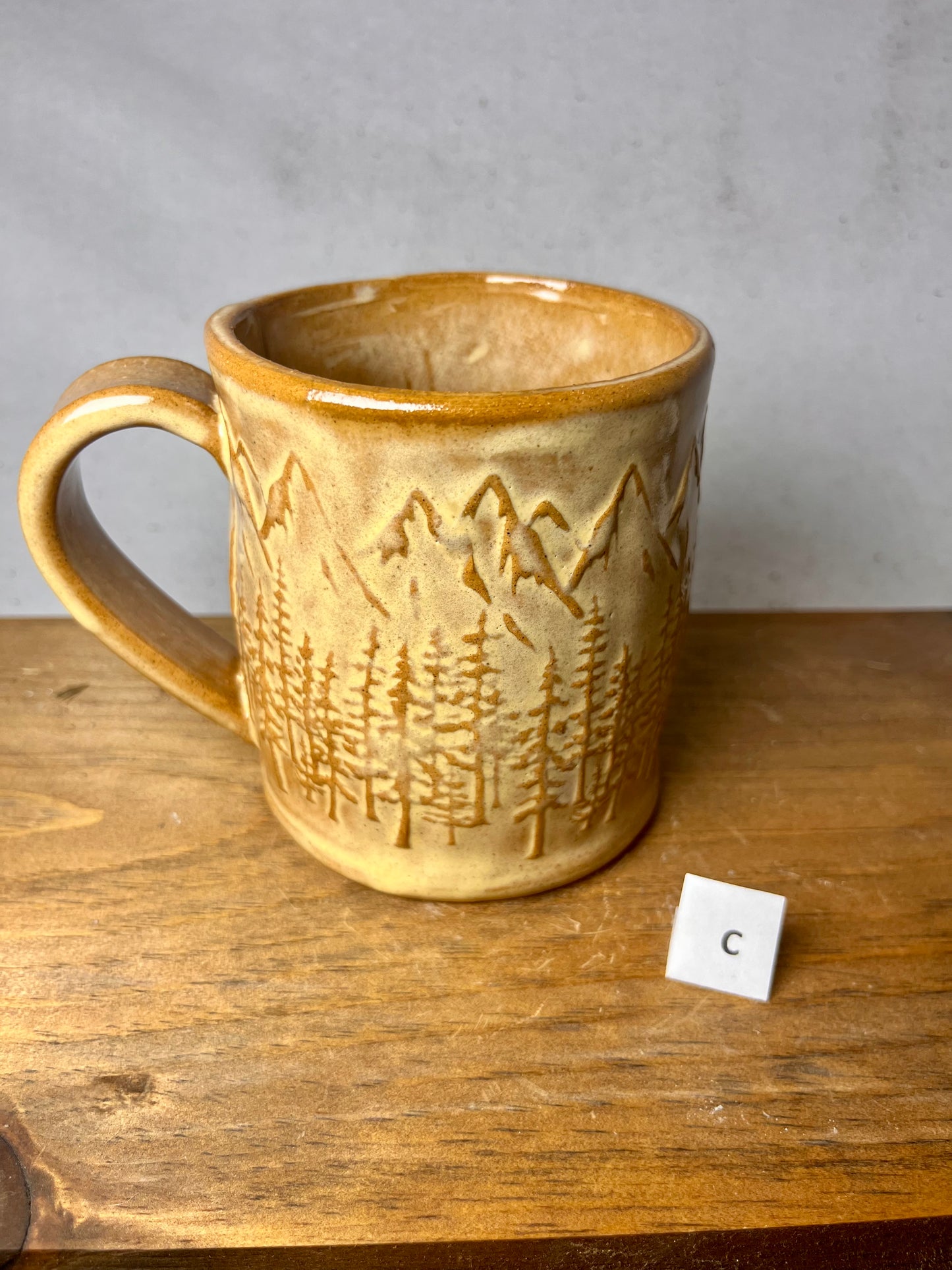16 ounce Ceramic Mountain Mug