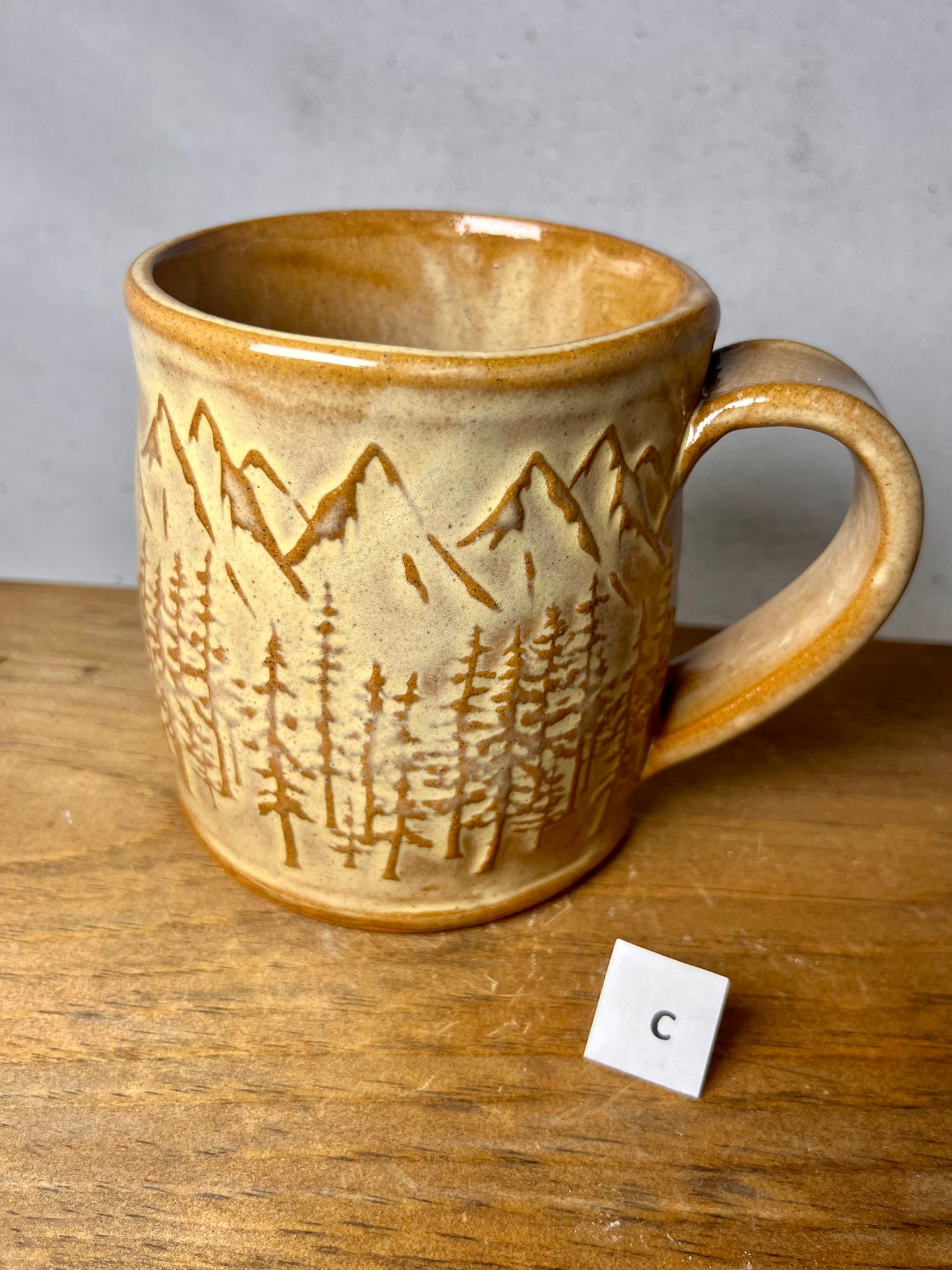 16 ounce Ceramic Mountain Mug