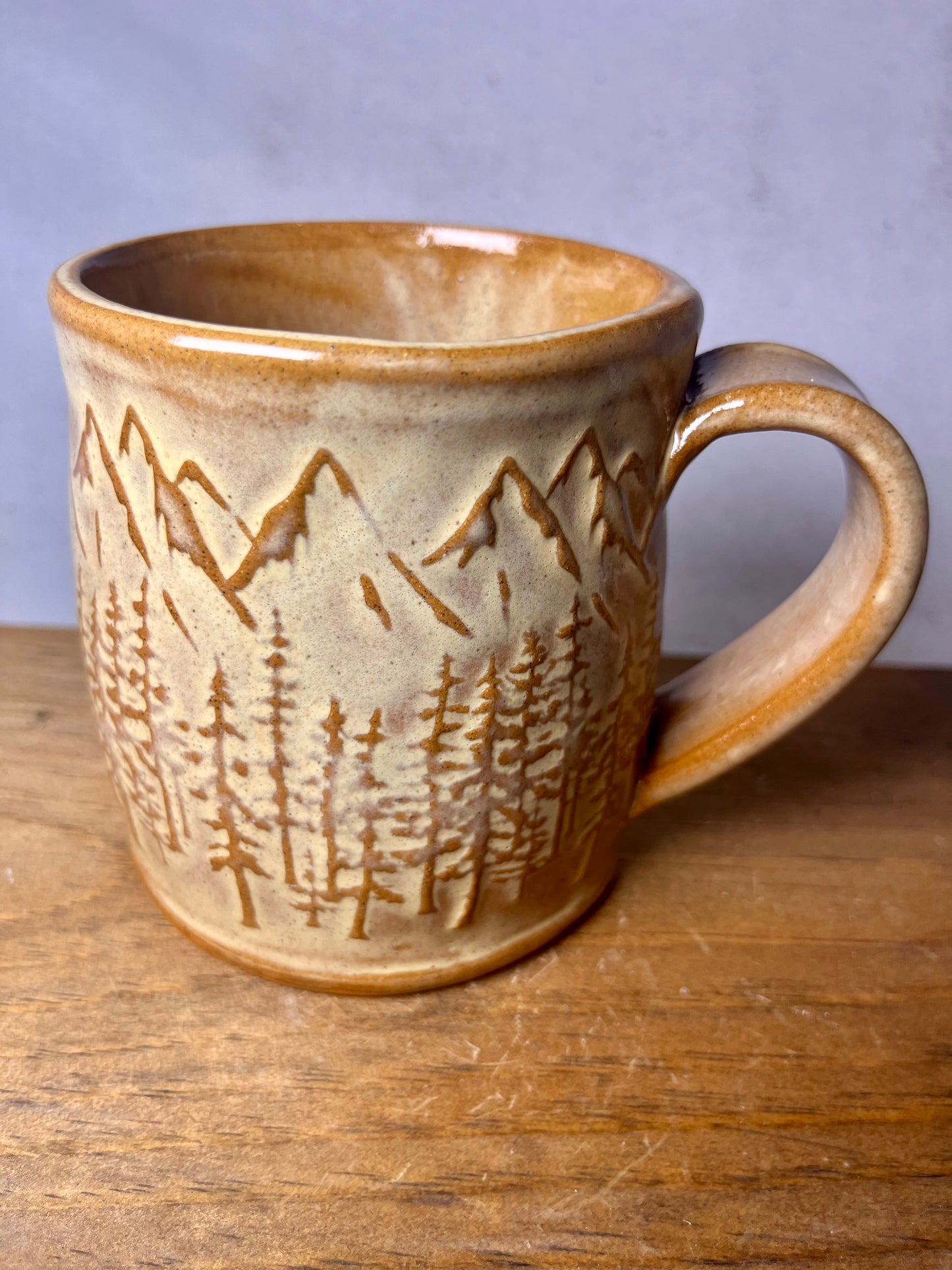 16 ounce Ceramic Mountain Mug