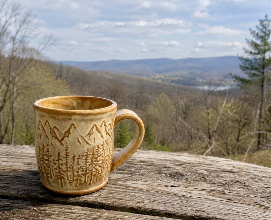 16 ounce Ceramic Mountain Mug