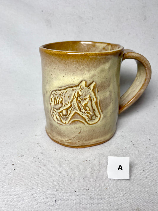 16 ounce Ceramic Equestrian Horse Mug