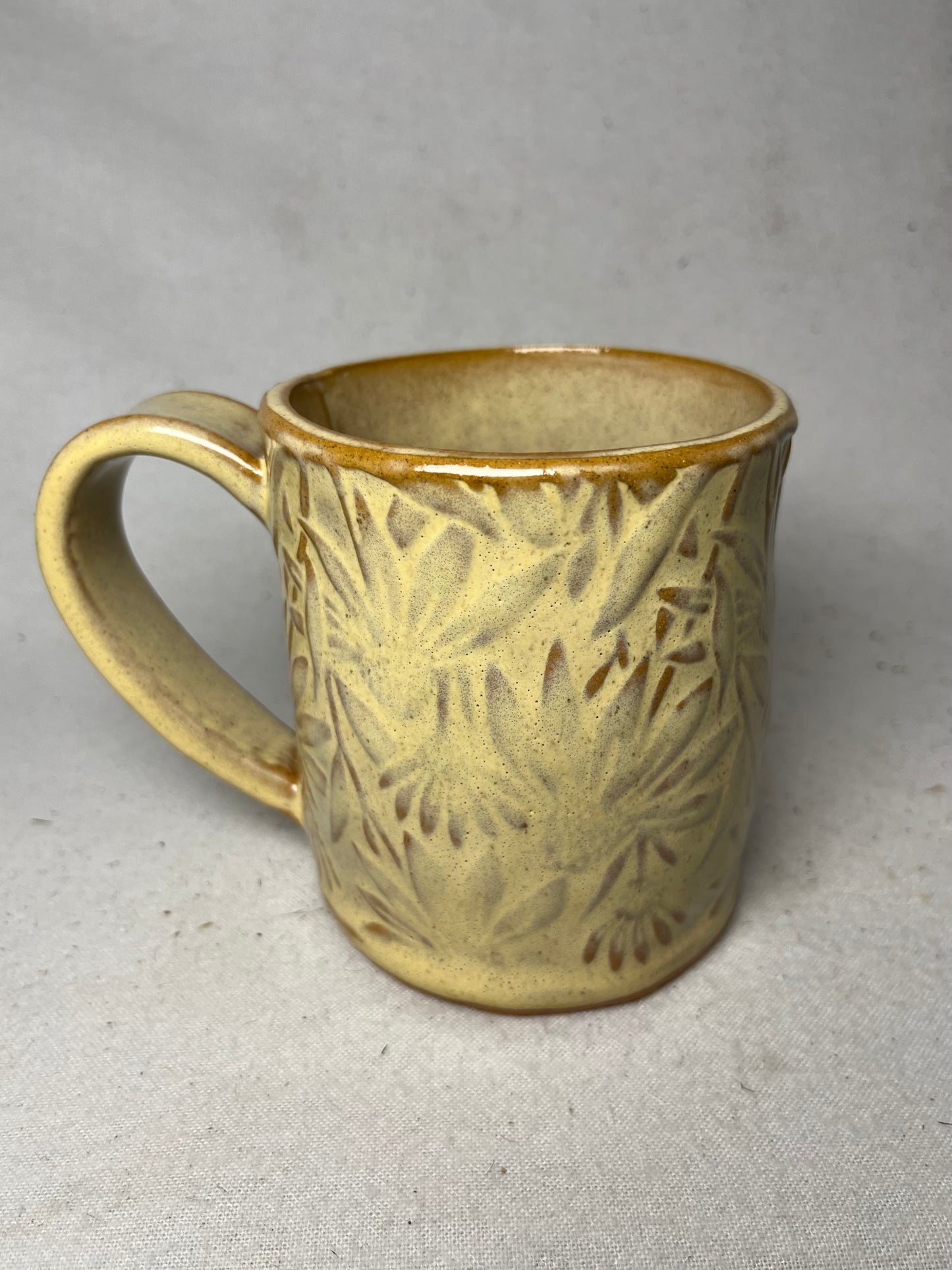 16 ounce coneflower flower mug