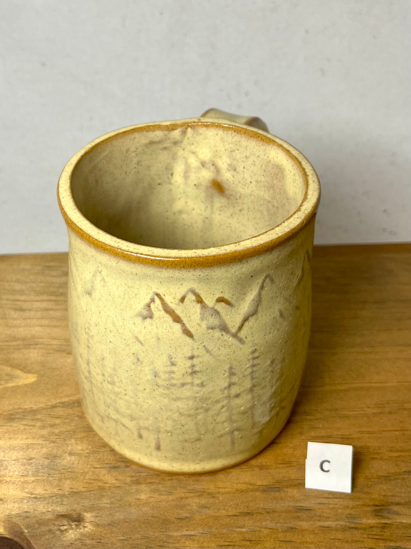 16 ounce Ceramic Mountain Mug