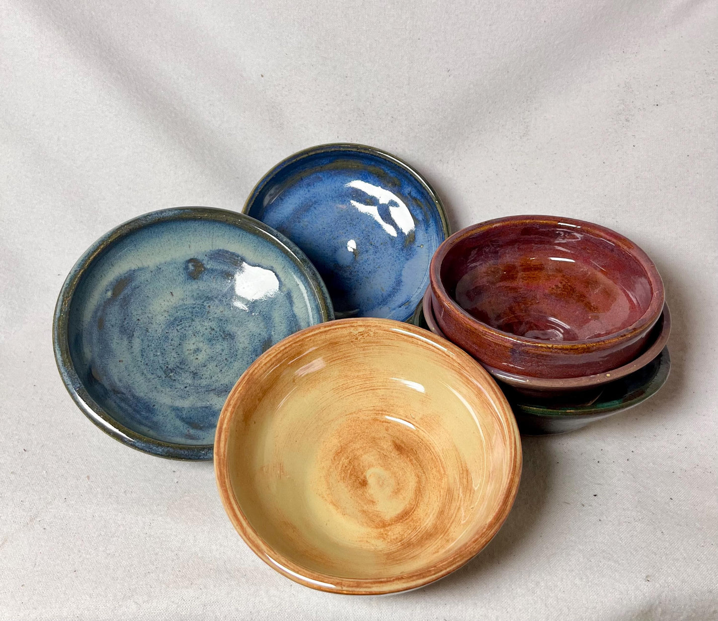 Set of 6 Handmade Ceramic Bowls