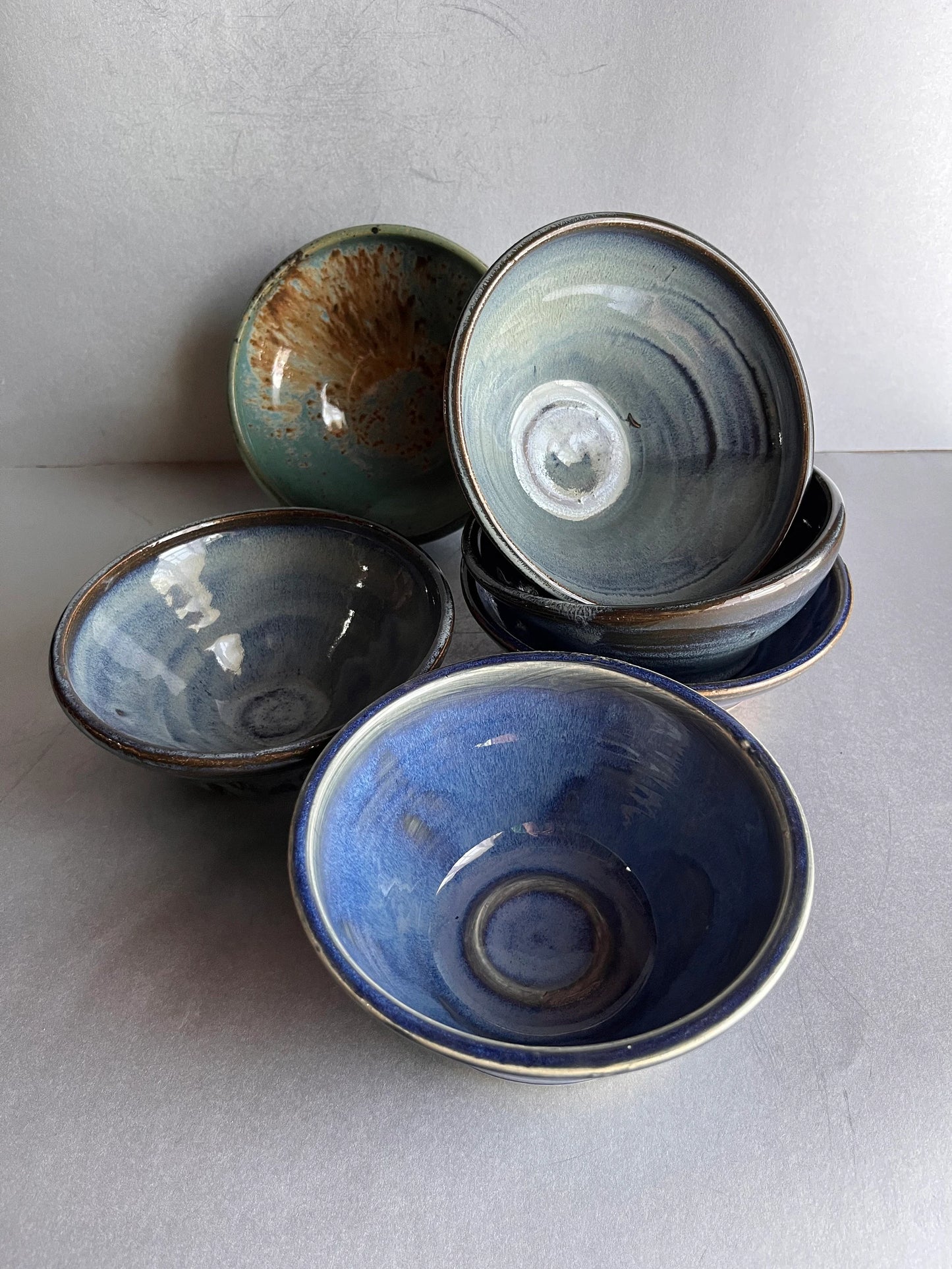 Medium bowls - handmade and hand painted ceramic bowls  |  various colors and shapes  |  cereal bowls  |  snack bowls